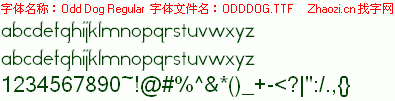 查看字体及作者详细介绍