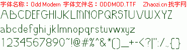查看字体及作者详细介绍