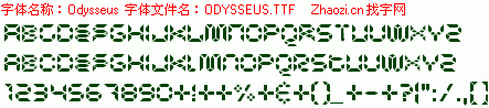 查看字体及作者详细介绍