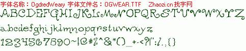 查看字体及作者详细介绍