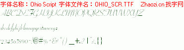 查看字体及作者详细介绍