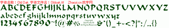 查看字体及作者详细介绍