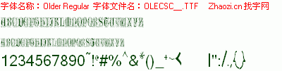 查看字体及作者详细介绍