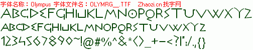 查看字体及作者详细介绍