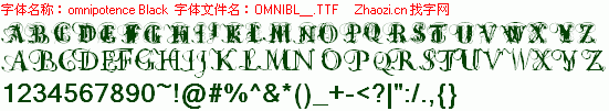 查看字体及作者详细介绍