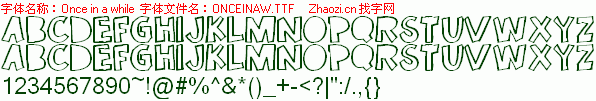 查看字体及作者详细介绍