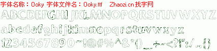 查看字体及作者详细介绍