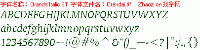 查看字体及作者详细介绍
