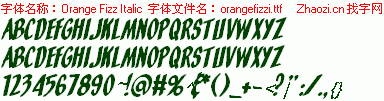 查看字体及作者详细介绍