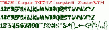 查看字体及作者详细介绍