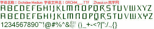 查看字体及作者详细介绍