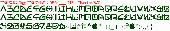 查看字体及作者详细介绍