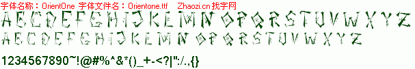 查看字体及作者详细介绍