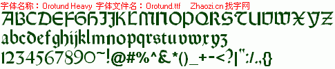 查看字体及作者详细介绍
