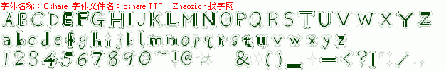 查看字体及作者详细介绍