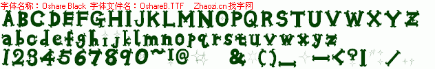 查看字体及作者详细介绍