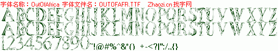 查看字体及作者详细介绍