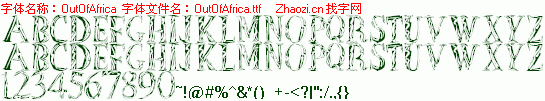 查看字体及作者详细介绍