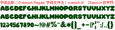 查看字体及作者详细介绍