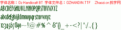查看字体及作者详细介绍