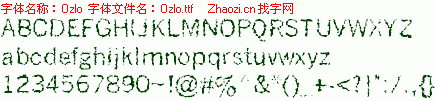 查看字体及作者详细介绍