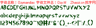 查看字体及作者详细介绍