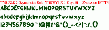查看字体及作者详细介绍