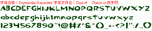 查看字体及作者详细介绍