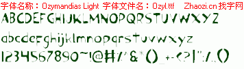 查看字体及作者详细介绍