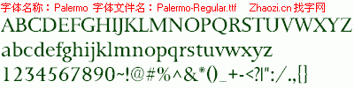 查看字体及作者详细介绍