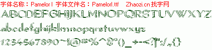 查看字体及作者详细介绍
