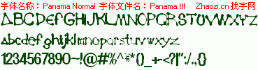 查看字体及作者详细介绍