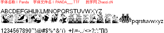 查看字体及作者详细介绍