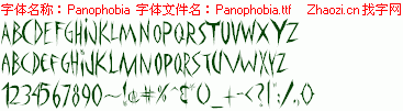 查看字体及作者详细介绍