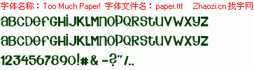 查看字体及作者详细介绍