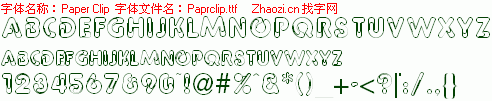 查看字体及作者详细介绍