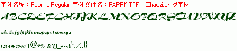 查看字体及作者详细介绍