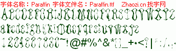 查看字体及作者详细介绍