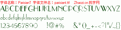 查看字体及作者详细介绍