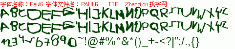 查看字体及作者详细介绍