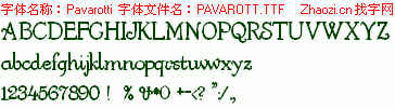 查看字体及作者详细介绍