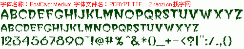 查看字体及作者详细介绍