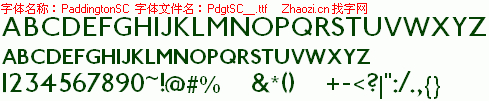 查看字体及作者详细介绍