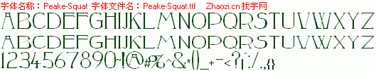 查看字体及作者详细介绍