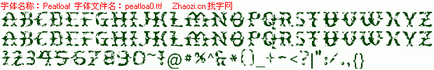 查看字体及作者详细介绍