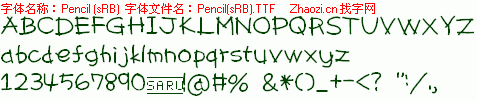 查看字体及作者详细介绍