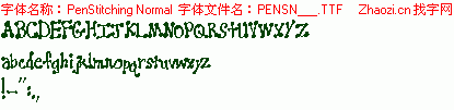 查看字体及作者详细介绍