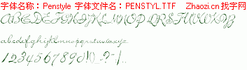 查看字体及作者详细介绍