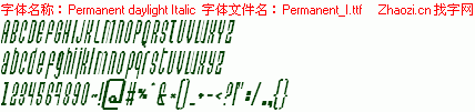 查看字体及作者详细介绍