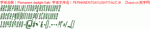 查看字体及作者详细介绍